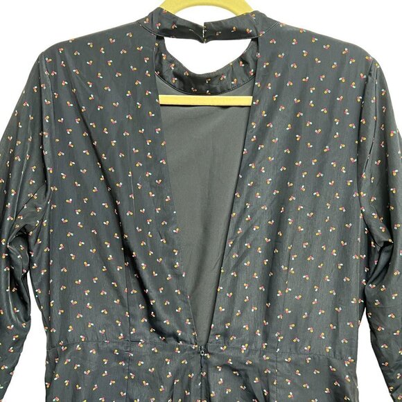 J.O.A. Bell Sleeve Open Back Dress Size L - Picture 5 of 7